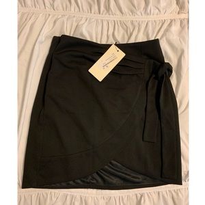 Black Wrap Skirt - Size M - Never Worn with Tags